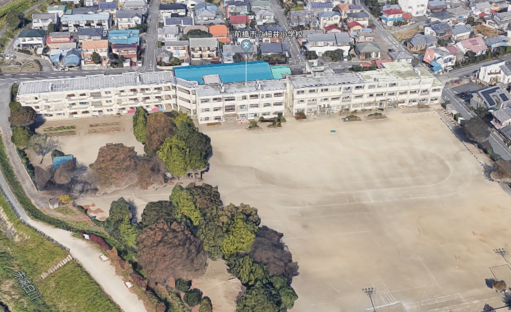 小学校　前橋市立細井小学校（小学校）まで398m