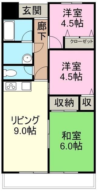 グレースコーエイの間取り