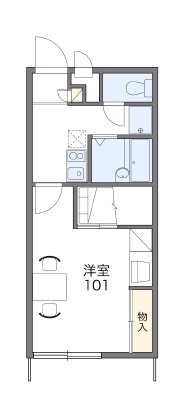 レオパレスペペールの間取り