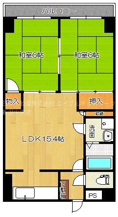 アークヒルズ上近江の間取り