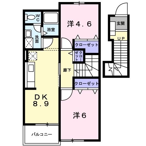 コンド・クラタニの間取り