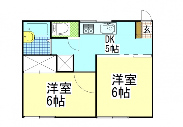 ファミール鹿田の間取り