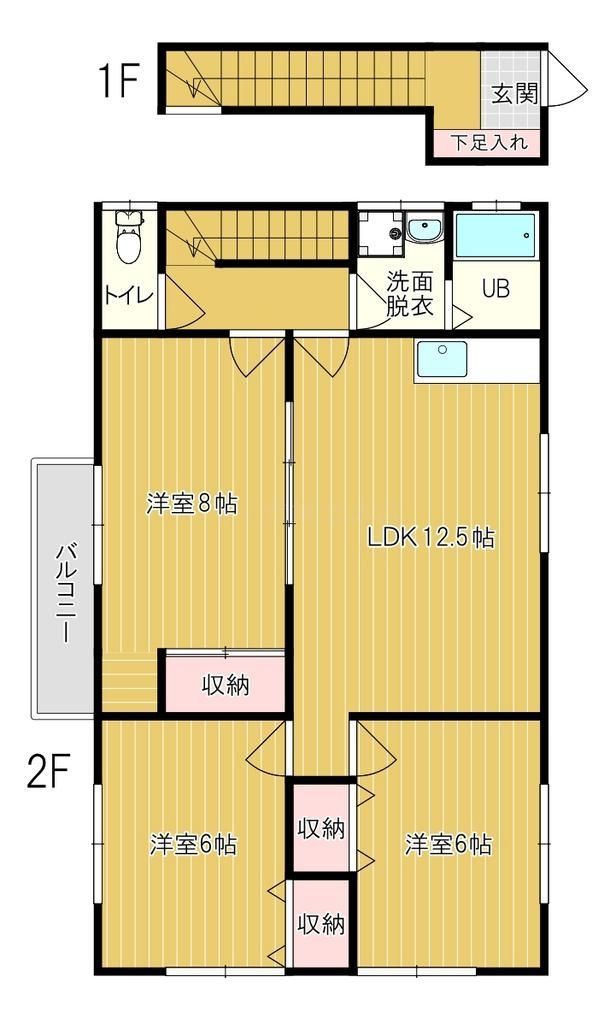 新座市野火止のアパートの建物外観