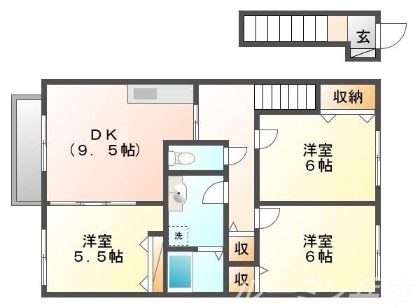 コンフォート大島１の間取り