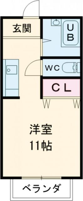 ハイツビクトリアＡの間取り