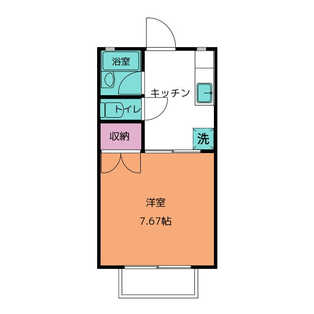 サンハイツモリの間取り