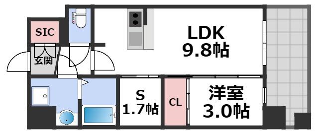 ESTONE HIGASHIOSAKA II(エストワンヒガシオオサカの間取り