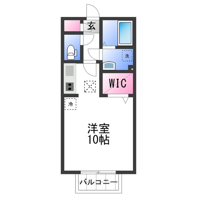 グリーン　クレストB棟の間取り