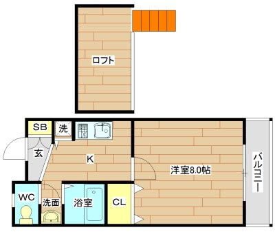 リーフジャルダン総持寺駅前の間取り