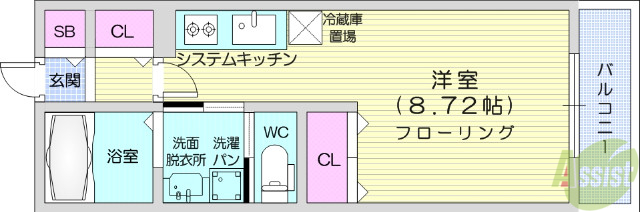 【ルミエール日泉の間取り】