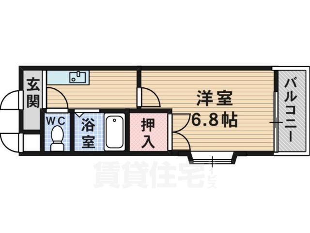 シャルマンm卓暁の間取り