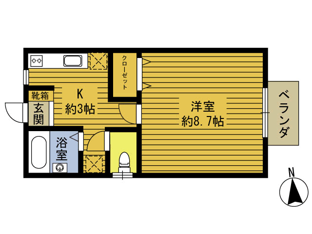 エスポワール安岐IIの間取り