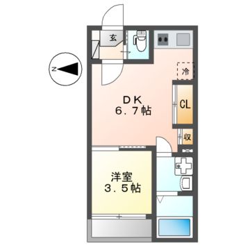 ハーモニーテラス児玉の間取り