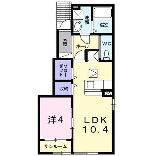 メゾン　ヌーベルIIの間取り