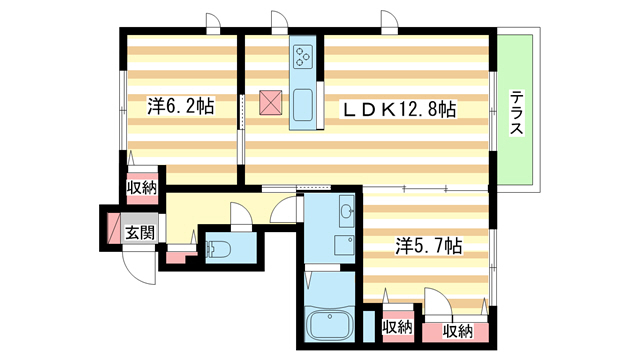 プリムローズBの間取り