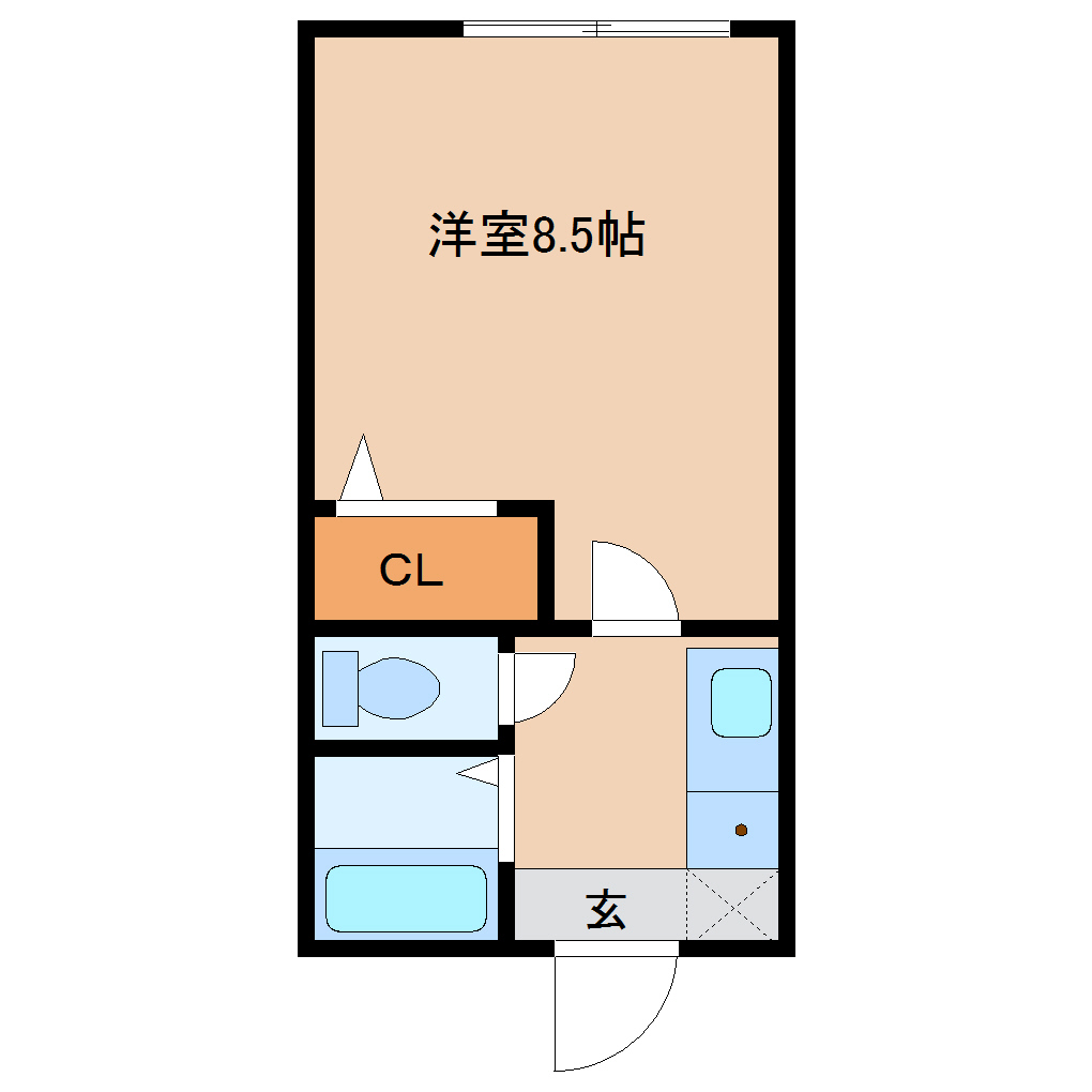 シティーベール恋の田の間取り