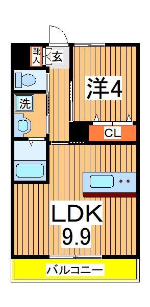 ユニヴェールの間取り