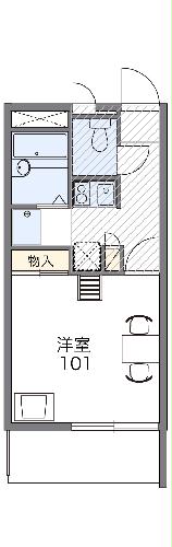 レオパレスゴールドクレストの間取り