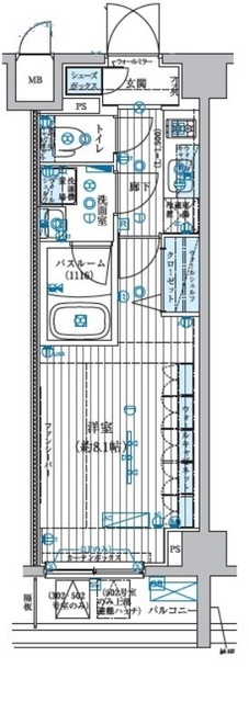 ブライズ中野南台の間取り