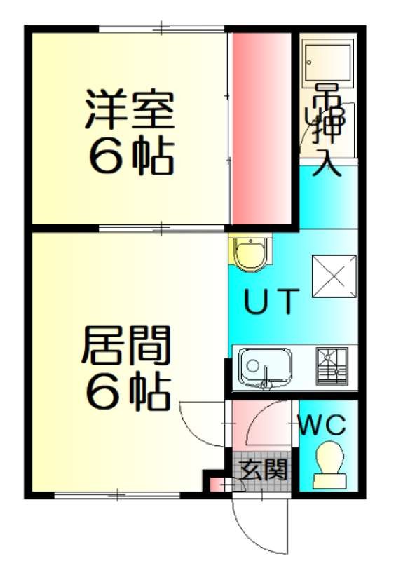 マンションウィングの間取り