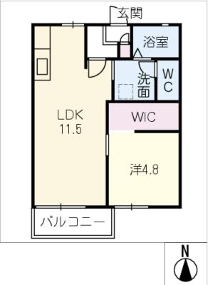 カサベルデＥの間取り