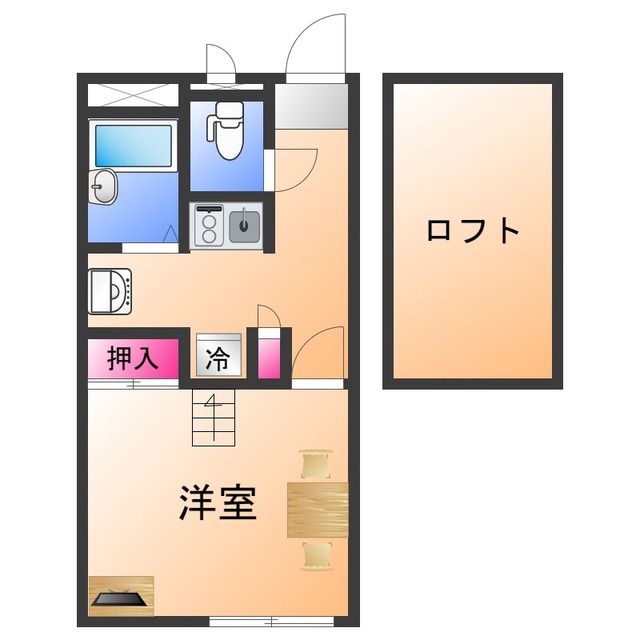 和泉市葛の葉町のマンションの間取り