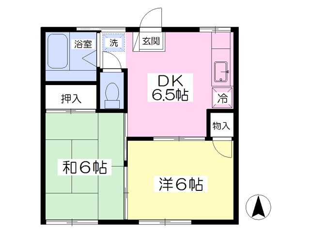 メゾン大森Ａ棟の間取り