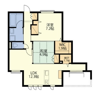 ＢＯＲＩＫＩ鶴瀬の間取り