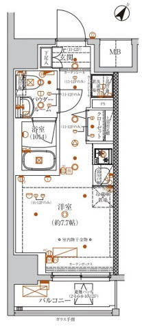 クラリッサ川崎グランデの間取り