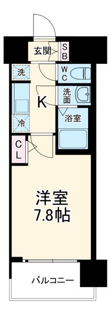 プレサンスＮＥＯ大和田ＳＴＡＴＩＯＮベゼルの間取り