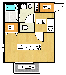 プルートの間取り