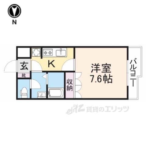 【磯城郡田原本町大字千代のアパートの間取り】