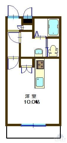 Fujiki corpo1Lの間取り