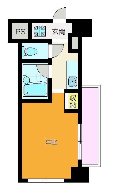 江戸川区南篠崎町のマンションの間取り