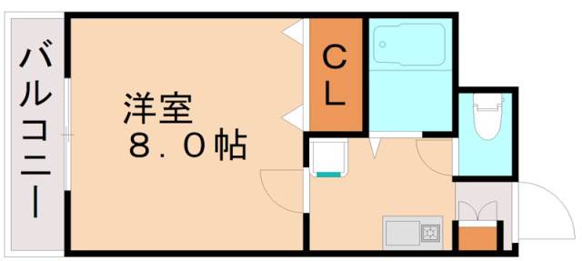 福岡市博多区豊のマンションの間取り