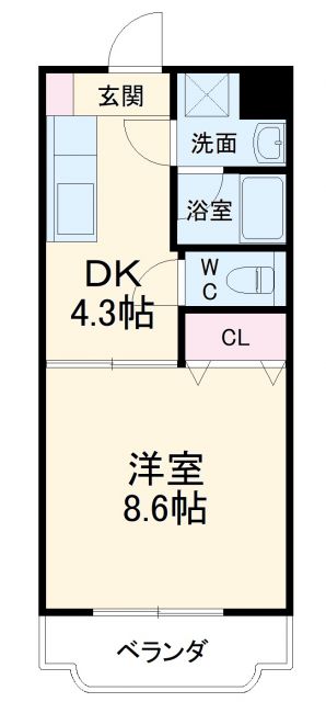 青葉ハイツ１の間取り