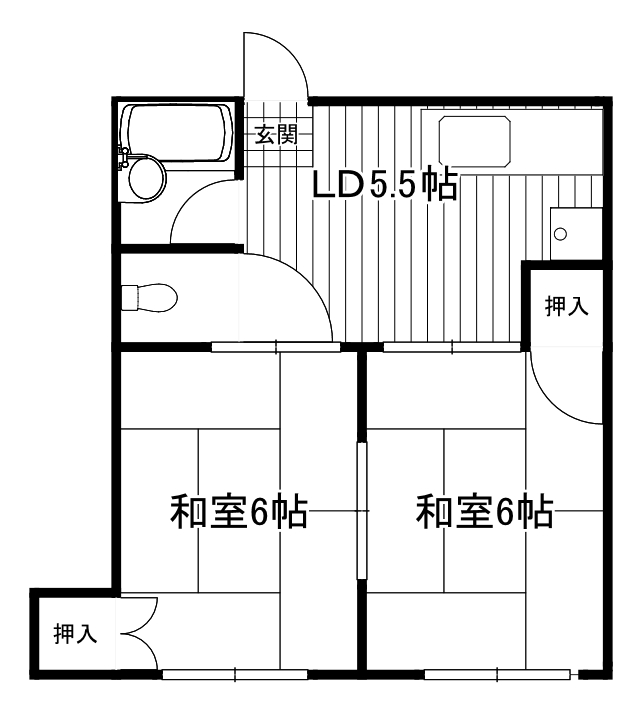 ディアコート御宿の間取り