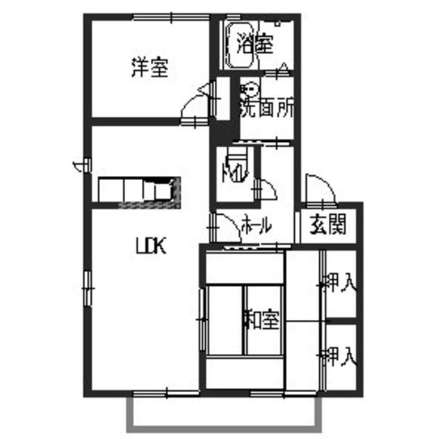 ラガール湯浅の間取り