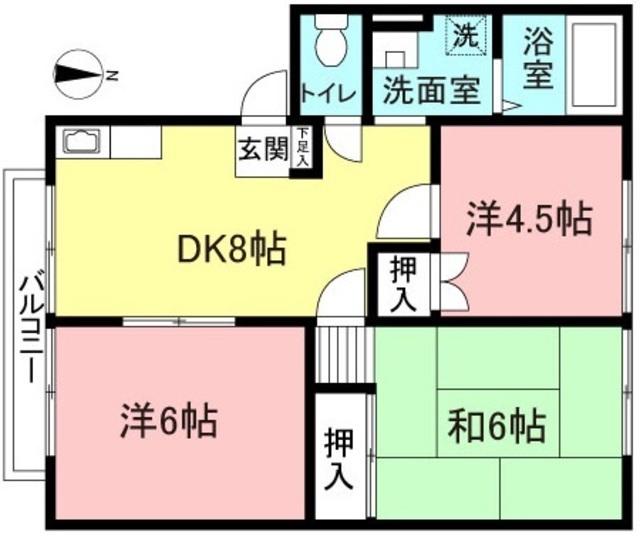 エステート小林の間取り