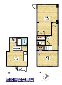 塚本南コーポの間取り