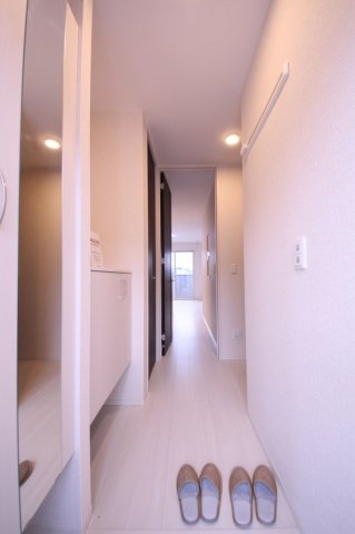 玄関　収納もある玄関です
