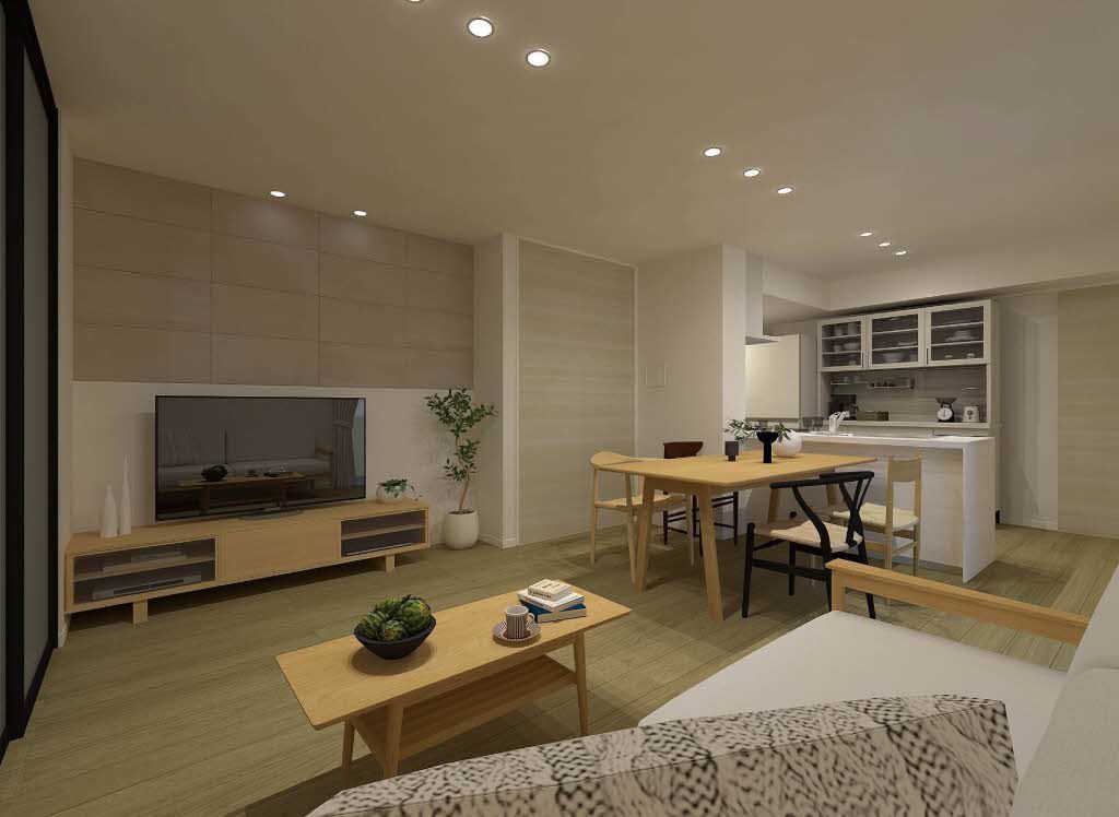 その他部屋・スペース　完成予想図／家具等は配置のイメージで物件に付属しておりません