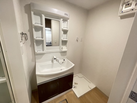 洗面設備　※他の号室の写真です。