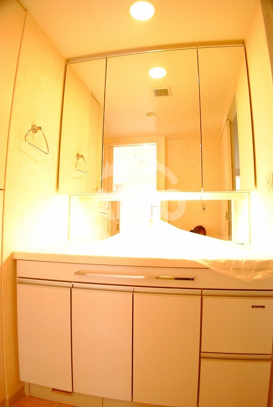 洗面設備　カスタリア阿倍野　独立洗面台