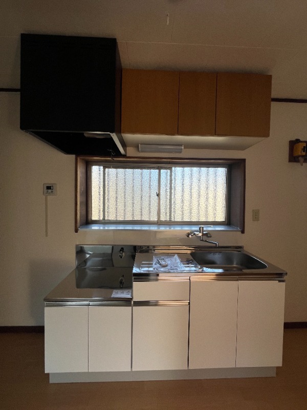 キッチン　ガスコンロ設置可能