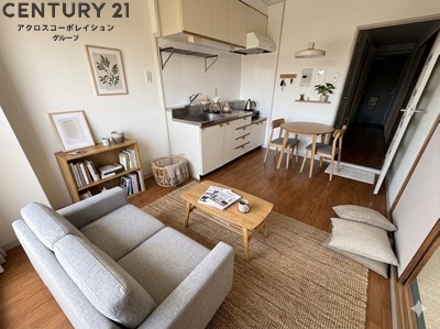 居室・リビング　６帖のDKです