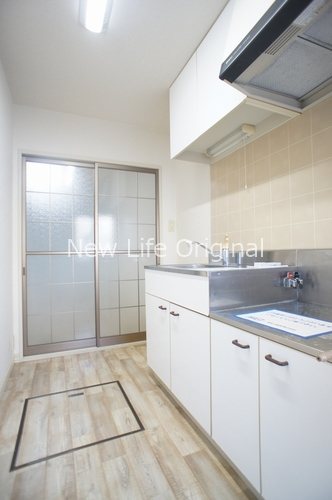 キッチン　２口コンロ設置予定のキッチン☆