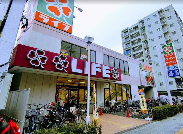 スーパー　ライフ亀戸店（スーパー）まで311m