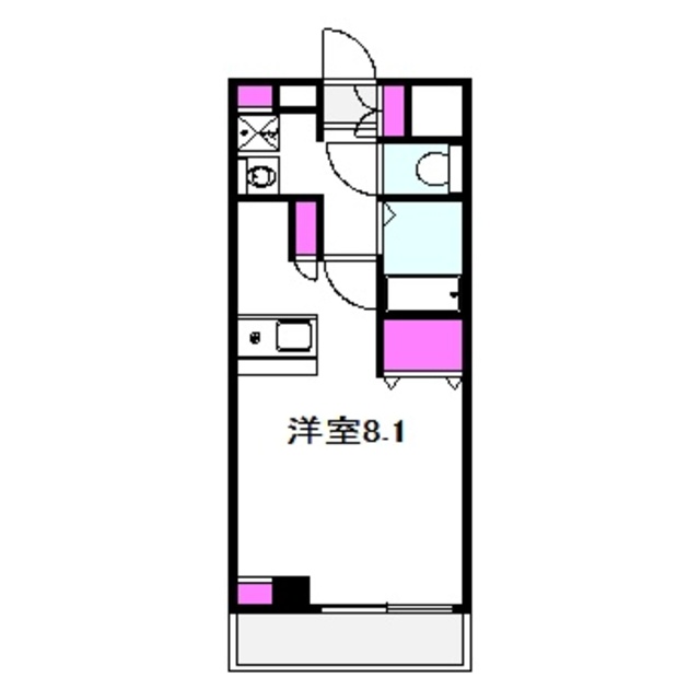 カーサ北本通の間取り写真