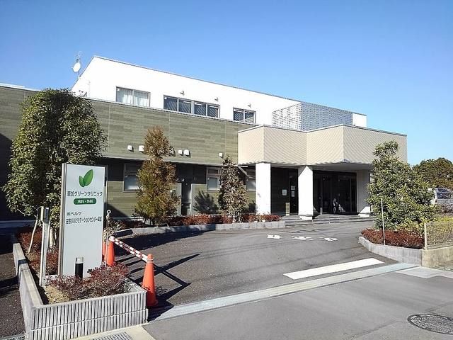 病院　内科外科草加グリーンクリニック（病院）まで750m